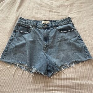 Abercrombie & Fitch Curve Love High Rise Loose Shorts